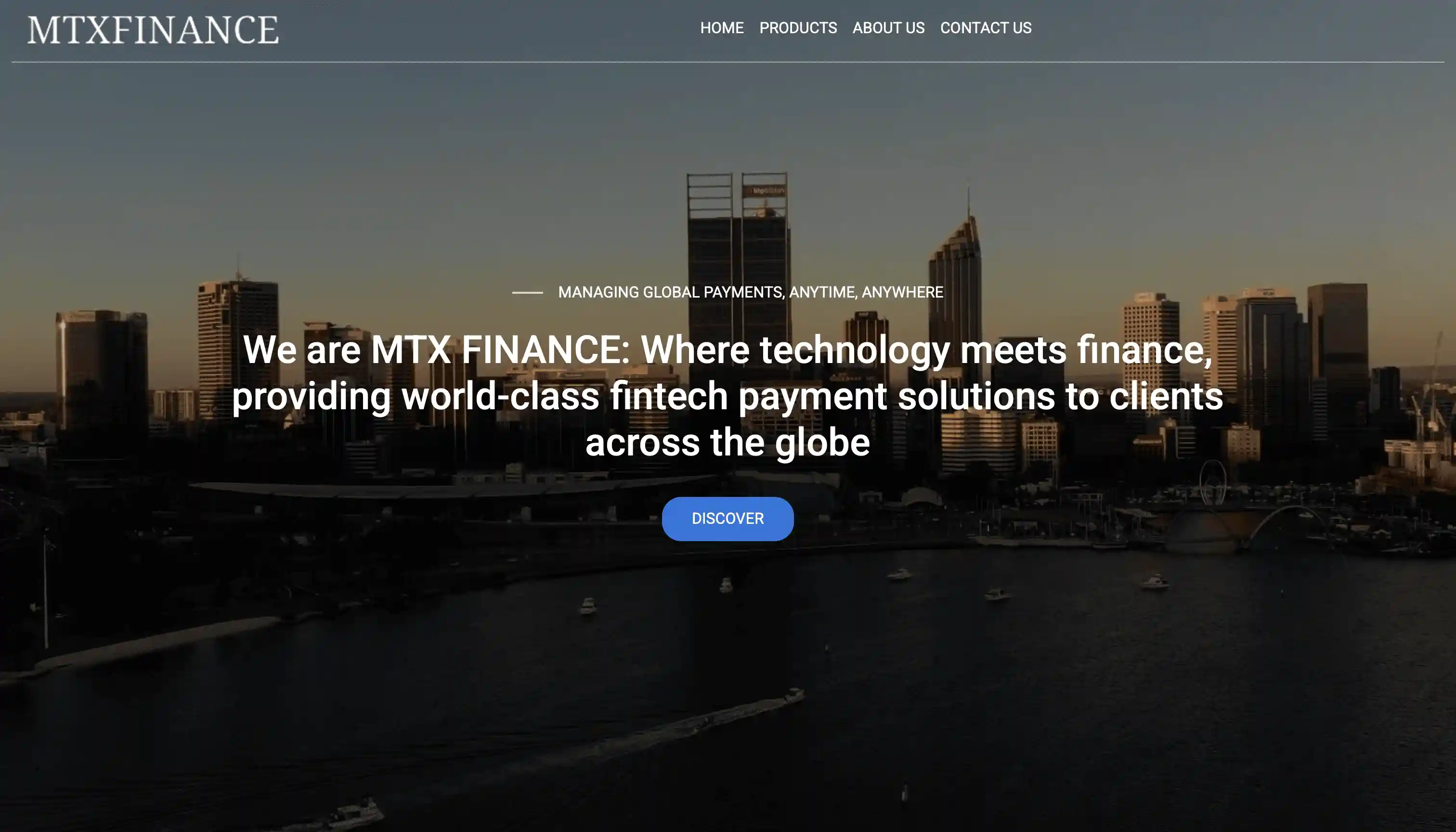 MTX Finance, a website built by Snaper Digital